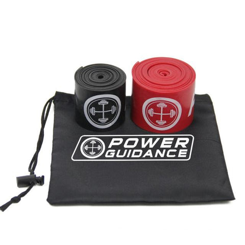 2Pcs Compression Muscle Floss Band Rubber Resistance Band for WOD/Yoga/Boxing/MMA Training Mobility Recovery