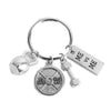 WEIGHT Barbell &Kettlebell Keychain Fitness Crossfit Bodybuilding Gym Sport Jewelry Men Car Fashion Accessories Gift