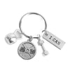 WEIGHT Barbell &Kettlebell Keychain Fitness Crossfit Bodybuilding Gym Sport Jewelry Men Car Fashion Accessories Gift