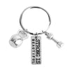 WEIGHT Barbell &Kettlebell Keychain Fitness Crossfit Bodybuilding Gym Sport Jewelry Men Car Fashion Accessories Gift