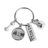 WEIGHT Barbell &Kettlebell Keychain Fitness Crossfit Bodybuilding Gym Sport Jewelry Men Car Fashion Accessories Gift
