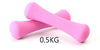 Women's plastic dumbbell plastic rubber arm thin bone home Fitness Equipments Dumbbells 0.5-1kg