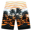 Raise Trust Fashion Summer Men's Shorts 3d Print Striped Coconut tree Praia Couple Swimwear Plus Size 6XL Gay Board Shorts Beach