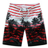 Raise Trust Fashion Summer Men's Shorts 3d Print Striped Coconut tree Praia Couple Swimwear Plus Size 6XL Gay Board Shorts Beach