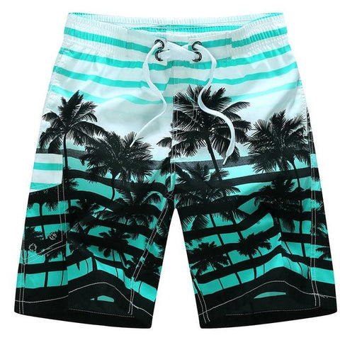 Raise Trust Fashion Summer Men's Shorts 3d Print Striped Coconut tree Praia Couple Swimwear Plus Size 6XL Gay Board Shorts Beach