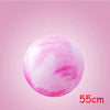 55cm/65cm/75cm Rosy Clouds Yoga Ball PVC Fitball High-quality Pilates Exercise Balance Ball Fitness Ball Explosion-proof Ballon