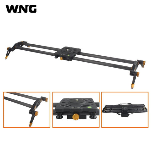 Winningear 80cm 100cm 6 Bearings Carbon Fiber DSLR Camera DV Slider Track Video Stabilizer Rail Track For DSLRs or Camcorder