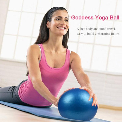 55cm/1.8ft Fitness Yoga Ball Utility Anti-slip Pilates Balance Ball Sport Fitball Fitness Accessories Tools