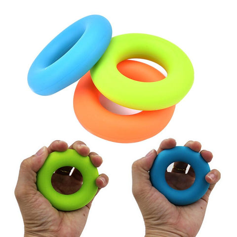 1pcs Finger resistance bands Hand Gripper Forearm Wrist Training Stretcher Exercise Pull Ring Grips Expander Fitness Equipment