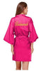 Bridesmaid robes Sleepwear Robe Wedding Bride Bridesmaid Robes Pyjama Robe Female nightwear Bathrobe Nightdress Nightgown