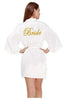 Bridesmaid robes Sleepwear Robe Wedding Bride Bridesmaid Robes Pyjama Robe Female nightwear Bathrobe Nightdress Nightgown