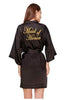 Bridesmaid robes Sleepwear Robe Wedding Bride Bridesmaid Robes Pyjama Robe Female nightwear Bathrobe Nightdress Nightgown