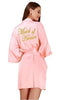 Bridesmaid robes Sleepwear Robe Wedding Bride Bridesmaid Robes Pyjama Robe Female nightwear Bathrobe Nightdress Nightgown