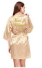 Bridesmaid robes Sleepwear Robe Wedding Bride Bridesmaid Robes Pyjama Robe Female nightwear Bathrobe Nightdress Nightgown
