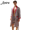 Autumn Men Boys Home Robes Male Printed Home Bathrobes Men Long Sleeves Soft Sleep Robes Home Male Casual Nightgowns Clothing