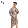 Autumn Men Boys Home Robes Male Printed Home Bathrobes Men Long Sleeves Soft Sleep Robes Home Male Casual Nightgowns Clothing