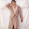 Men'S Flannel Robe Bath Plus Size Nightgown Autumn Winter Pajamas Long Sleeve Men'S Bathrobe Sleepwear 2019 New Ds5088