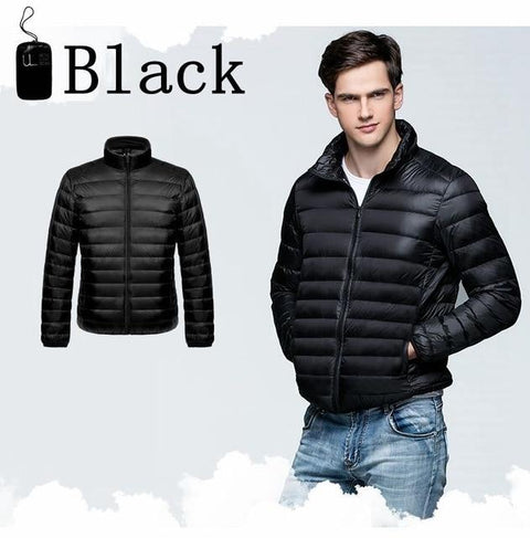 NewBang Brand Winter Men's Down Jacket Ultra Light Down Jacket Men Windbreaker Feather Jacket Man Lightweight Portable Warm Coat