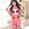 Women Pajamas Sets Short Sleeve Satin Pajamas Set Two Pieces Set Women Sleepwear Sexy Nightwear Summer Pyjama Short Sleeve Pjs