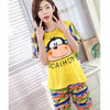 Women Pajamas Sets Short Sleeve Satin Pajamas Set Two Pieces Set Women Sleepwear Sexy Nightwear Summer Pyjama Short Sleeve Pjs