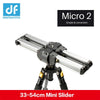 Micro 2 camera video mini slider Double Distance Travel Track Slider Dolly Rail For iphone x Smartphone DSLR//ARRI Mini/RED/BMCC