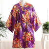 Elegant Pink Women Kimono Bath Gown Sexy Bride Bridesmaid Wedding Robe Nightgown Sexy Home Clothing Sleepwear Negligee Lingerie
