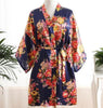 Elegant Pink Women Kimono Bath Gown Sexy Bride Bridesmaid Wedding Robe Nightgown Sexy Home Clothing Sleepwear Negligee Lingerie