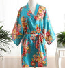 Elegant Pink Women Kimono Bath Gown Sexy Bride Bridesmaid Wedding Robe Nightgown Sexy Home Clothing Sleepwear Negligee Lingerie