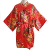 Elegant Pink Women Kimono Bath Gown Sexy Bride Bridesmaid Wedding Robe Nightgown Sexy Home Clothing Sleepwear Negligee Lingerie
