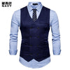 2018 New Arrival Dress Vests For Men Slim Fit Mens Suit Vest Male Waistcoat Gilet Homme Casual Sleeveless Formal Business Jacket