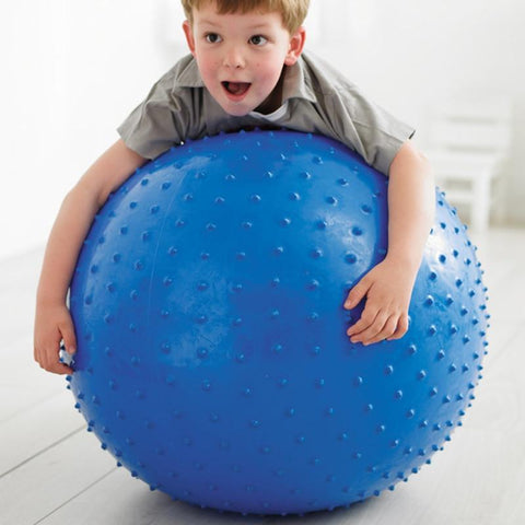75cm Yogaball Physical Fitness Appliance Exercise Balance Ball Point Massage Stepping Stones Bosu Balance Pods Yoga Pilates Bola