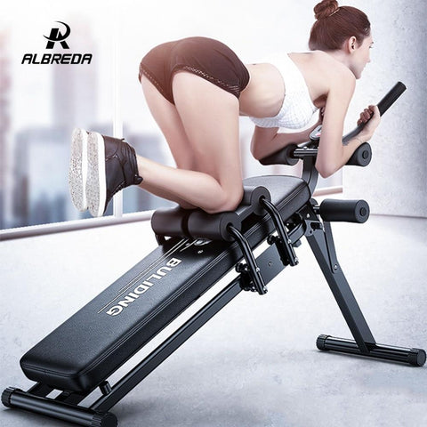 ALBREDA Multifunction Fitness Machines For Home Sit Up Abdominal Bench fitness Board abdominal Exerciser Equipments Gym Training