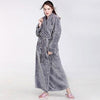 Men Winter Extra Long Thick Warm Shawl Collar Bath Robe Mens Thermal Flannel Bathrobe Male Peignoir Homme Coral Fleece Nightgown
