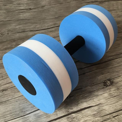 Hot New EVA Floating Dumbbell Water Aerobics Aquatic Barbell Swimming Water Yoga Durable Sport Fitness Exercise Equipment