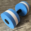 Hot New EVA Floating Dumbbell Water Aerobics Aquatic Barbell Swimming Water Yoga Durable Sport Fitness Exercise Equipment