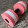 Hot New EVA Floating Dumbbell Water Aerobics Aquatic Barbell Swimming Water Yoga Durable Sport Fitness Exercise Equipment