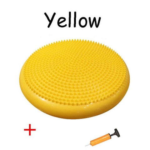 34CM Yoga Balls Pad Wheel Stability Balance Ball Massage Cushion for Fitness Pilates Pad Gym Exercise Balance Ball