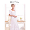 New Arrival Vintage Nightgowns Sleepshirts Elegant Lady Dresses Princess Sleepwear Print Home Dress Lace Sleep & Lounge #H119