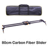 DIGITALFOTO Carbon fiber camera slider 10kg bear travel video slider dolly track dslr rail for Nikon Canon Sony videographer