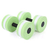 2pcs EVA Water Aquatics Aerobics Dumbbell Weights Swimming Fitness Pool Exercise Workout Medium Aquatic Barbell Fitness Training