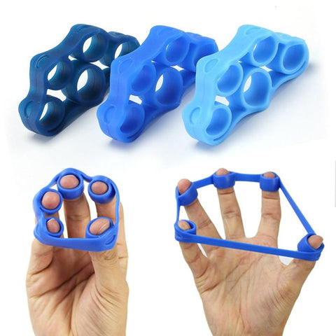 Multi-grade Finger Gripper Strength Repair Trainer Resistance Band Hand Grip Wrist Trainer Stretcher Wrist Exercise Equipment