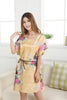 Brand New Chinese Women Robe Satin Nightgown Sexy Nightshirt Sleepwear Print Bath Gown Summer Casual Home Night Dress One Size