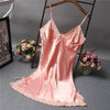 Brand New Chinese Women Robe Satin Nightgown Sexy Nightshirt Sleepwear Print Bath Gown Summer Casual Home Night Dress One Size