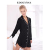 New Arrivals Modal Nightgowns Soft Home Dress Sexy Nightwear Women Sleepwear Solid Sleep Lounge Vintage Nightgown Female #H115