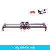 Mini 40cm 5kg bear Carbon fiber camera slider travel portable video slider dolly track for Sony Nikon Canon Iphone X 8 Sumsang