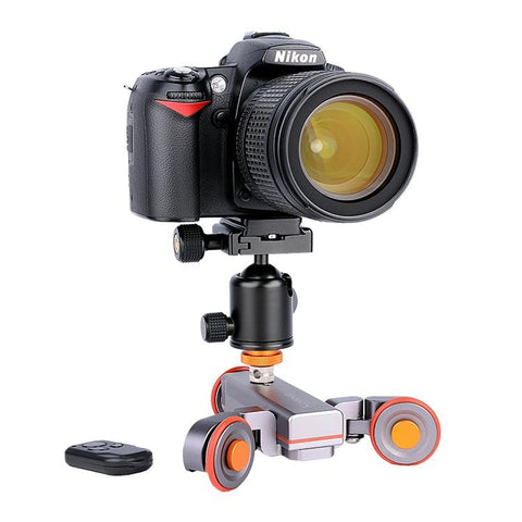 NEW Electric 3-Wheel Video Car Rail Rolling Track Slider with Wireless Remote Control for iPhone And DSLR