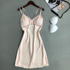 Sexy Lace Women Nightgown Ladies Lingerie Dress Sleepwear Nightwear Satin Night Dress Night Skirt Nighties for Women Sleepshirts
