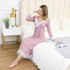 Fdfklak Sexy Sleepwear Nighties For Women Sleeping Dress Cotton Princess Nightgown Night Wear Long Nightgown Plus Size M-XXL