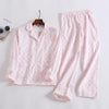 Korea Cute cartoon 100% cotton pyjamas women pajamas sets autumn 100% Brushed cotton winter warm women sleepwear pijamas mujer