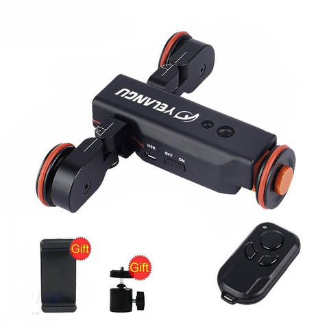 YELANGU L4X Electric Dolly Motoriz Car Rail Track Slider With Remote Control For iPhone Phone Smartphone DSLR Camera Camcorder
